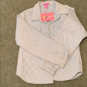 Lily pod quilted corduroy shirt